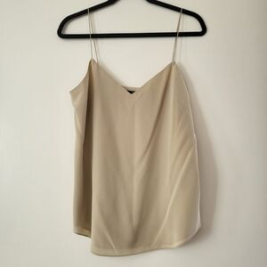 Polo by Ralph Lauren Beige Silk Camisole Top Medium